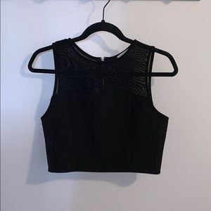 BCNU Black Crop Top